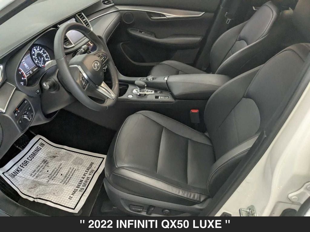 2022 INFINITI QX50 LUXE