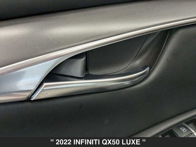 2022 INFINITI QX50 LUXE AWD
