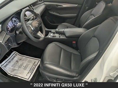 2022 INFINITI QX50 LUXE AWD