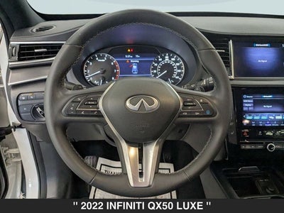 2022 INFINITI QX50 LUXE AWD