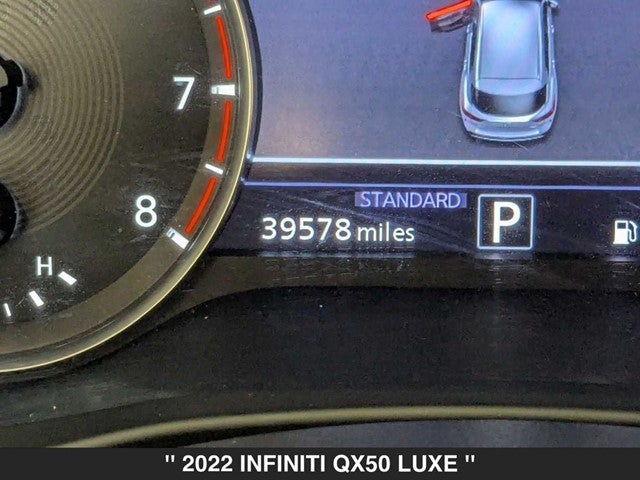2022 INFINITI QX50 LUXE AWD