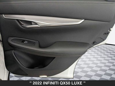 2022 INFINITI QX50 LUXE AWD