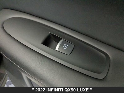 2022 INFINITI QX50 LUXE AWD