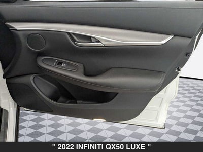 2022 INFINITI QX50 LUXE AWD