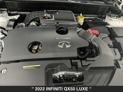 2022 INFINITI QX50 LUXE AWD