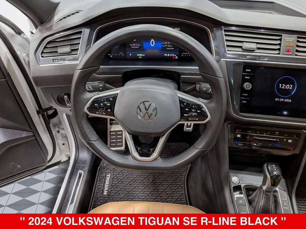2024 Volkswagen Tiguan 2.0T SE R-Line Black