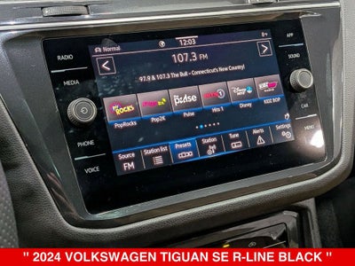 2024 Volkswagen Tiguan 2.0T SE R-Line Black