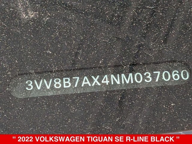 2022 Volkswagen Tiguan 2.0T SE R-Line Black
