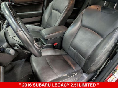 2016 Subaru Legacy 2.5i Limited