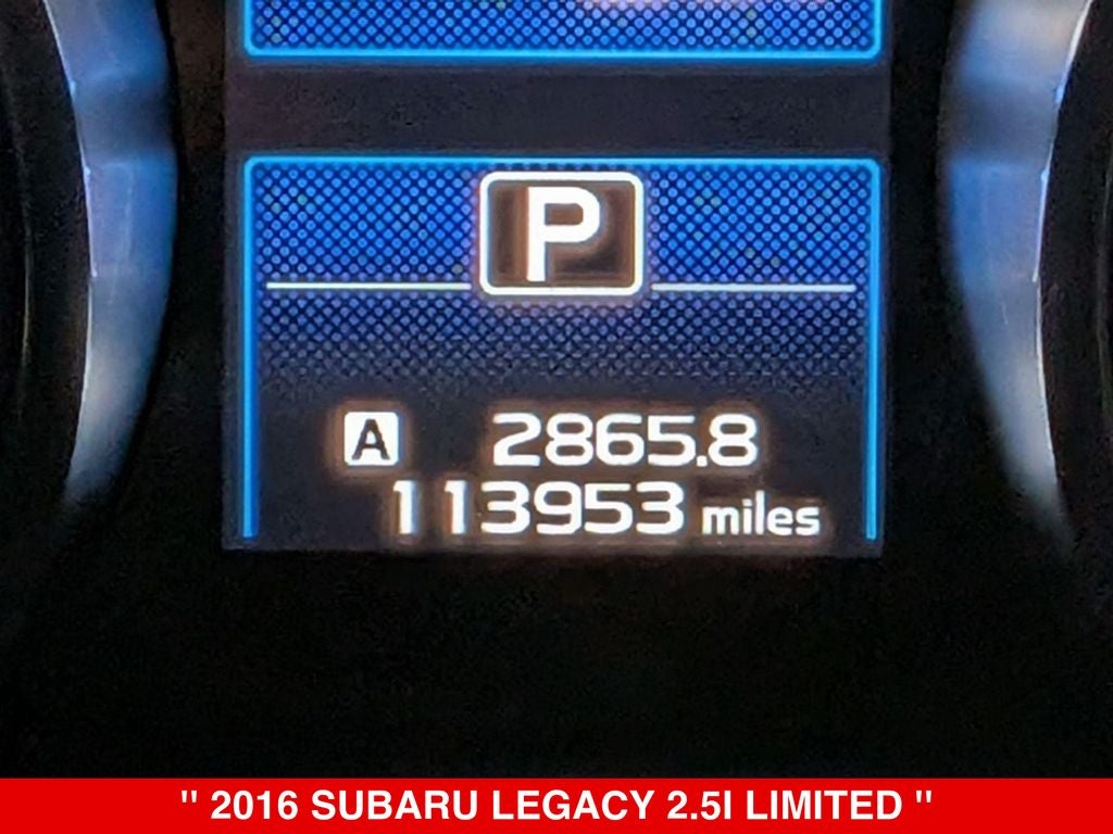 2016 Subaru Legacy 2.5i Limited