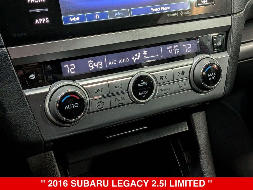 2016 Subaru Legacy 2.5i Limited