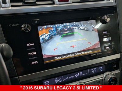 2016 Subaru Legacy 2.5i Limited