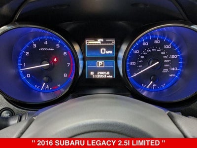 2016 Subaru Legacy 2.5i Limited