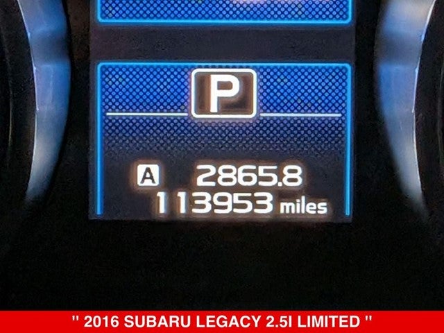 2016 Subaru Legacy 2.5i Limited