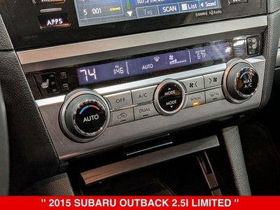 2015 Subaru Outback 2.5i Limited