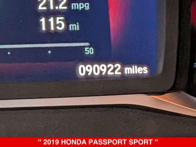 2019 Honda Passport Sport