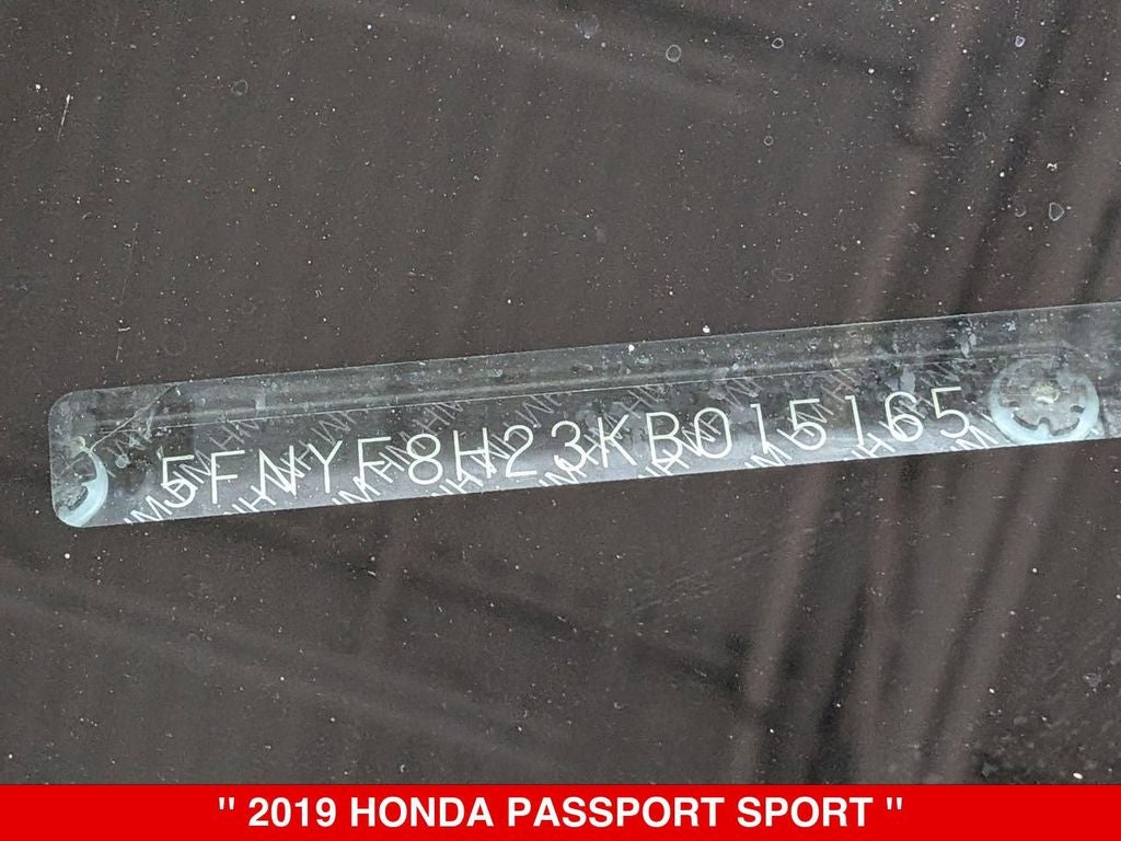 2019 Honda Passport Sport