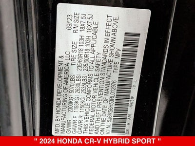 2024 Honda CR-V Hybrid Sport