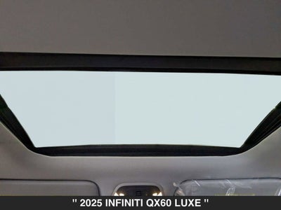 2025 INFINITI QX60 LUXE
