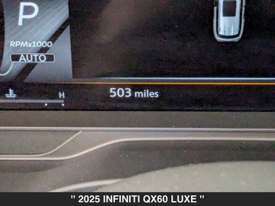 2025 INFINITI QX60 LUXE