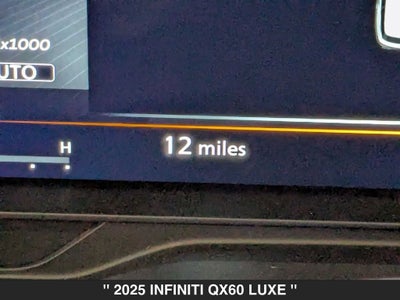2025 INFINITI QX60 LUXE