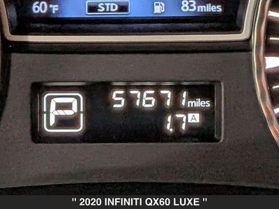 2020 INFINITI QX60 LUXE AWD