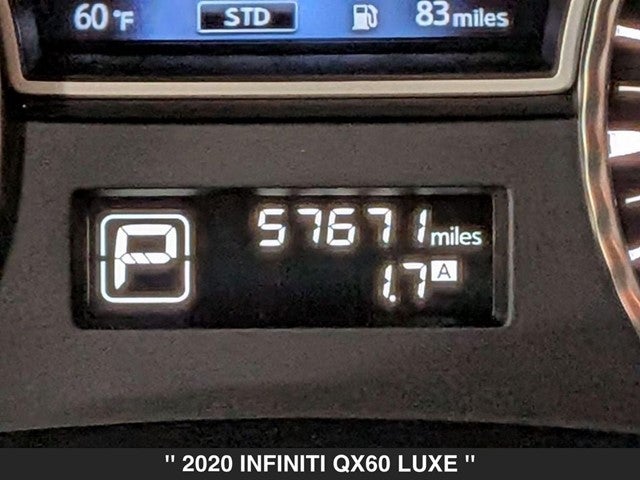 2020 INFINITI QX60 LUXE AWD