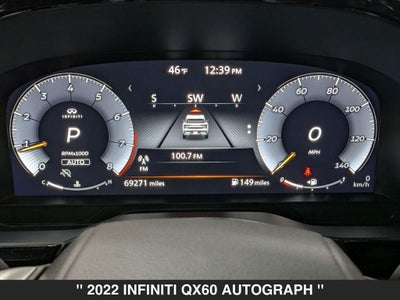 2022 INFINITI QX60 AUTOGRAPH AWD