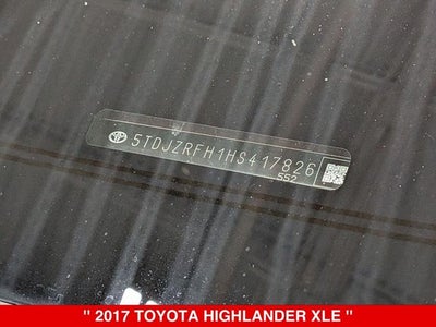 2017 Toyota Highlander XLE