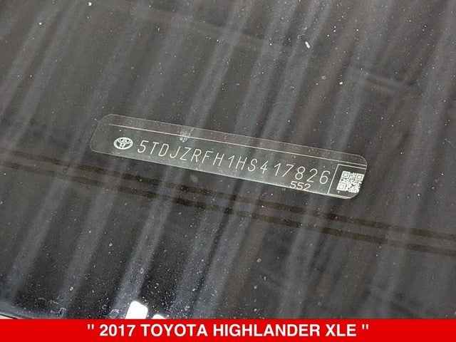 2017 Toyota Highlander XLE