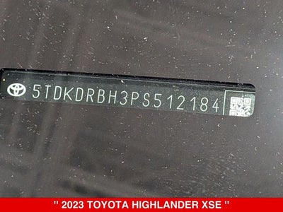 2023 Toyota Highlander XSE