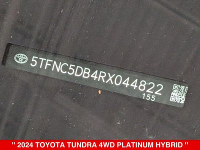 2024 Toyota Tundra Hybrid Platinum