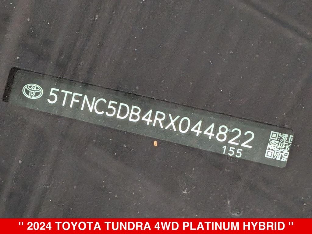 2024 Toyota Tundra Hybrid Platinum