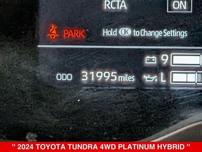 2024 Toyota Tundra Hybrid Platinum