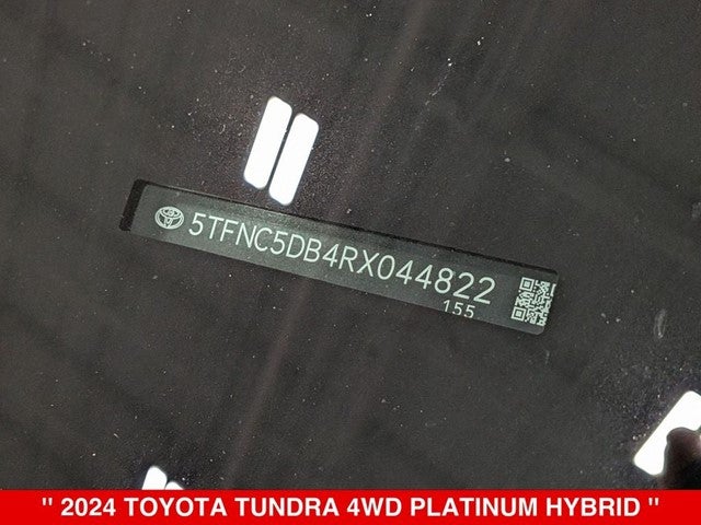 2024 Toyota Tundra Hybrid Platinum
