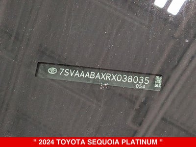 2024 Toyota Sequoia Platinum