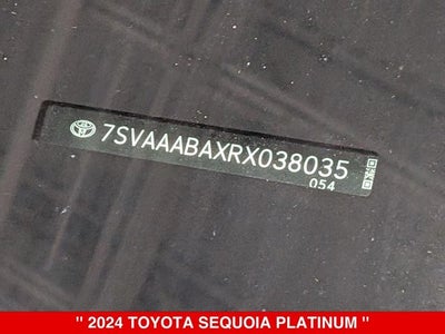2024 Toyota Sequoia Platinum