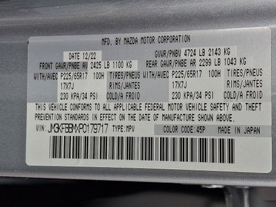 2023 Mazda Mazda CX-5 2.5 S Select Package