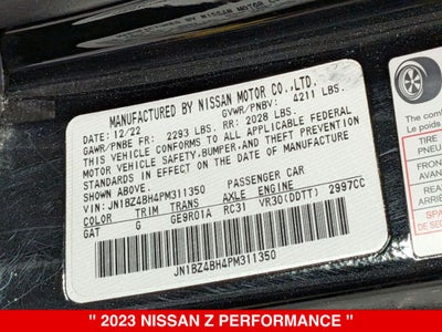 2023 Nissan Z Performance