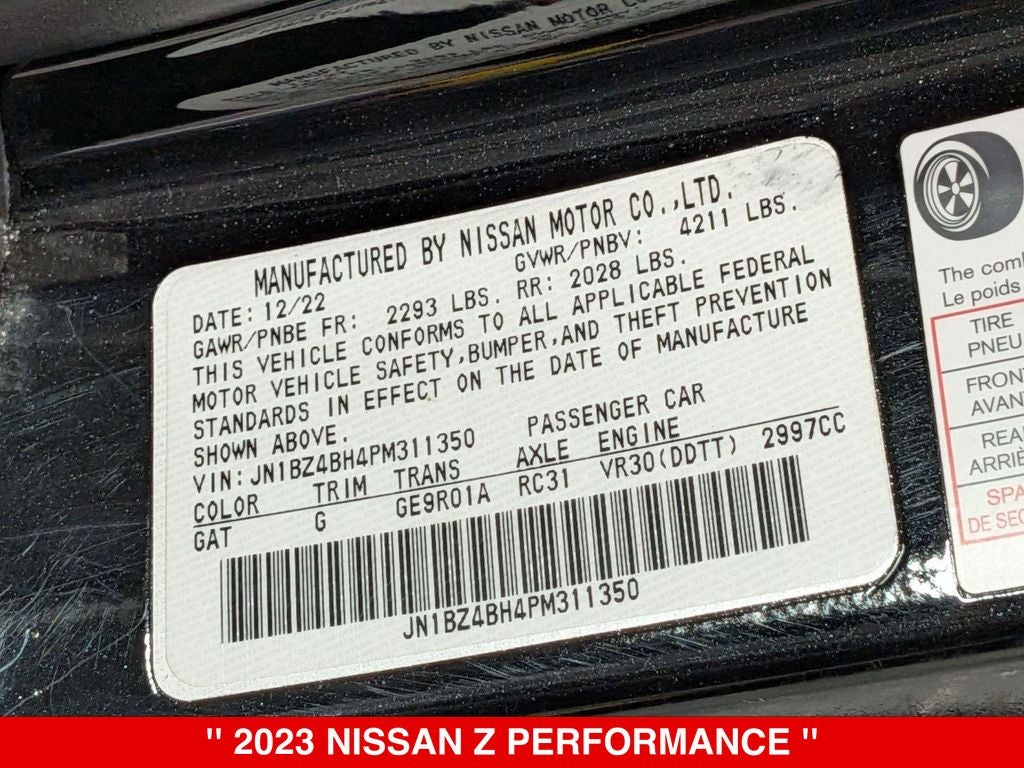 2023 Nissan Z Performance