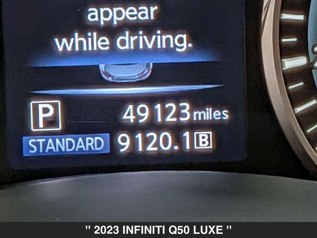 2023 INFINITI Q50 LUXE AWD