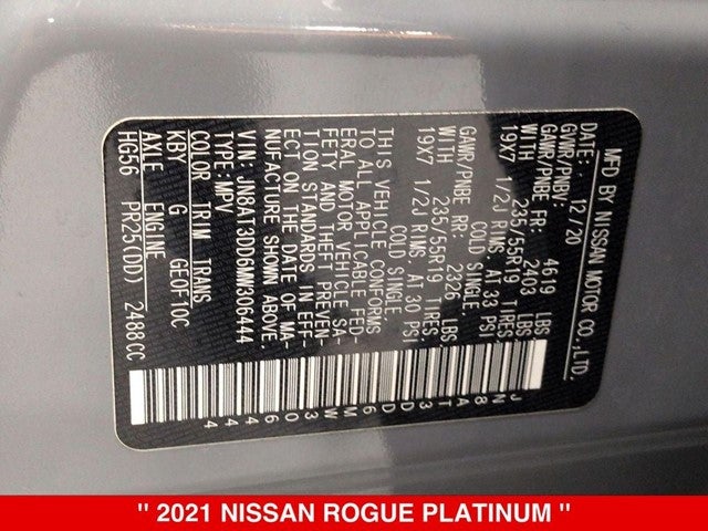 2021 Nissan Rogue Platinum