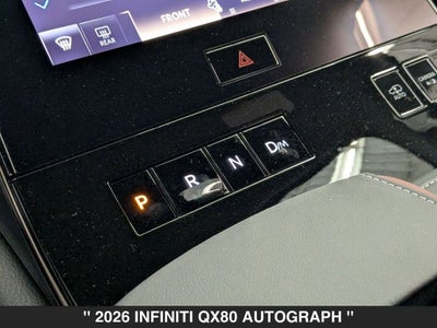 2026 INFINITI QX80 AUTOGRAPH