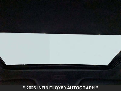 2026 INFINITI QX80 AUTOGRAPH