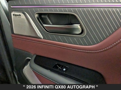 2026 INFINITI QX80 AUTOGRAPH
