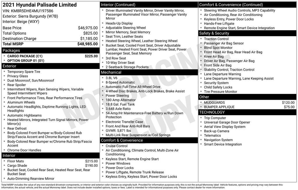 2021 Hyundai Palisade Limited