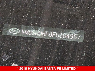 2015 Hyundai Santa Fe Limited
