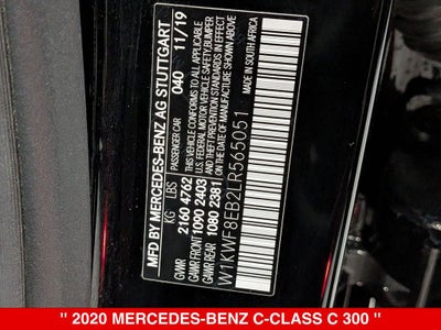 2020 Mercedes-Benz C-Class C 300 4MATIC®
