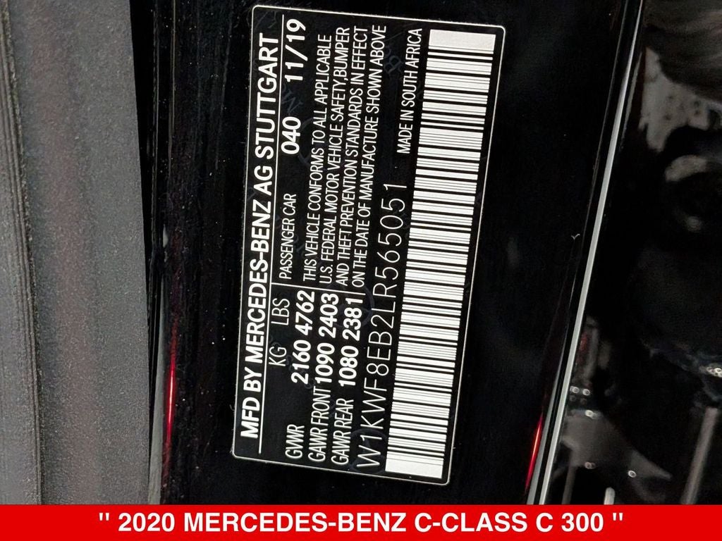 2020 Mercedes-Benz C-Class C 300 4MATIC®