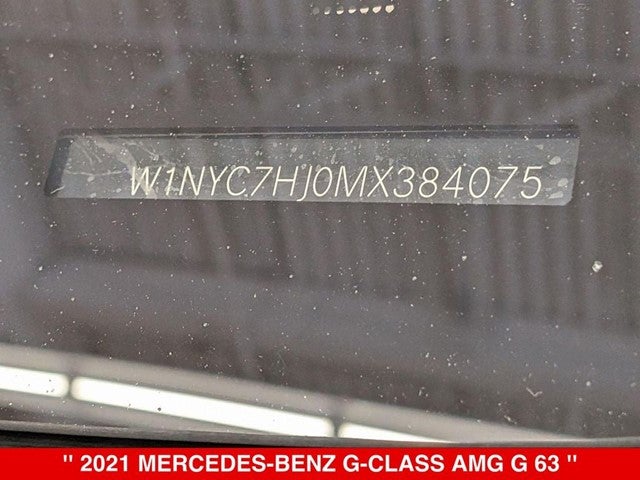 2021 Mercedes-Benz G-Class G 63 AMG® 4MATIC®